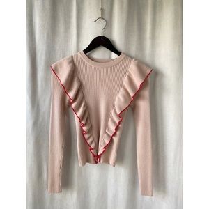 Forever 21 Ruffled Sweater/Blouse